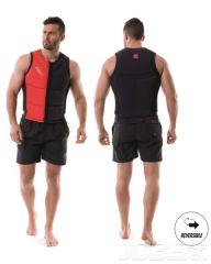 Reversible Comp Vest Zipper Fury Red|Graphite Grey Men JOBE - Жилет страховочный мужской двухсторонний