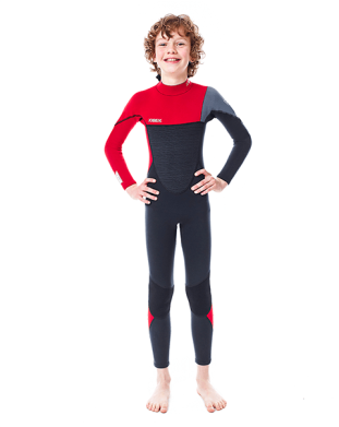 Boston 3/2mm Red Wetsuit Youth JOBE &mdash; Гидрокостюм детский длинный