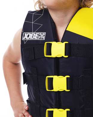 Nylon Vest Youth Yellow JOBE, 244817373, JOBE 244817373, youth safety vest, kid's safety vest, Waistcoat, Life jacket, Water vest, vest for kids
