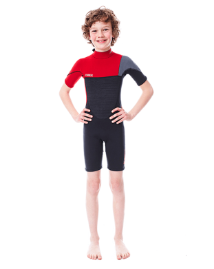 Boston Shorty 2mm Red Wetsuit Youth JOBE &mdash; Гидрокостюм короткий детский