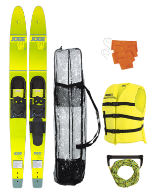 Allegre 67″ Combo Waterski Package Yellow JOBE — Воднолыжный комплект