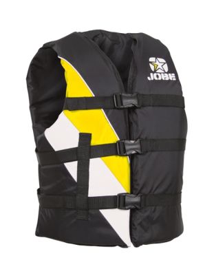 Universal Vest Yellow JOBE, 240211005, JOBE 240211005, Men's safety vest, women's safety vest, Waistcoat, Life jacket, Water vest, safety vest, unisex safety vest, Watervest unisex