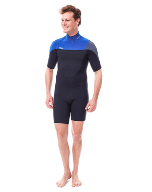 Perth Shorty 3/2mm Blue Wetsuit Men JOBE — Гидрокостюм мужской короткий