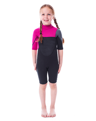 Boston Shorty 2mm Pink Wetsuit Youth JOBE — Гидрокостюм короткий детский