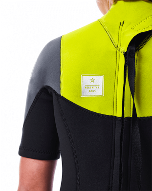 Boston Shorty 2mm Yellow JOBE, 303617354, Wetsuit, dry wetsuit, wetsuit dry, wetsuit neoprene, kid&rsquo;s wetsuit, youth wetsuit, kid&rsquo;s neoprene wetsuit, child wetsuit short, wetsuit Jobe