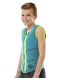 Reversible Comp Vest Zipper Teal Blue|Silver Grey YouthЖилет страховочный детский