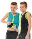 Reversible Comp Vest Zipper Teal Blue|Silver Grey Youth JOBE, 14, 8718181259941