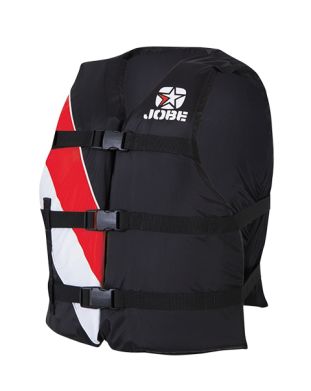 Universal Vest Red JOBE, 240411006, JOBE 240411006, Men's safety vest, women's safety vest, Waistcoat, Life jacket, Water vest, safety vest, unisex safety vest, Watervest unisex