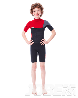 Boston Shorty 2mm Red Wetsuit Youth JOBE — Гидрокостюм короткий детский