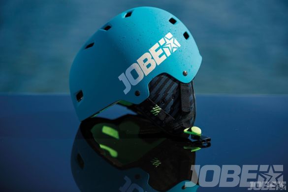 Base Helmet Teal Blue JOBE, 370017002, JOBE 370017002, Шлем для водных видов спорта, шлем для гидроцикла, шлем для гидры, шлем для вейка, шлем для водного спорта, шлем для вейкборда, шлем, helmet, шлем JOBE, шлем для водных лыж, шлем для рафтинга, защитный шлем
