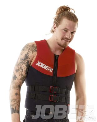 Neoprene Vest Men Red JOBE, Vest Men JOBE, 244918105, JOBE 244918105, Men's safety vest, Waistcoat, Life jacket, Water vest, Water vest for men, Water vest for man