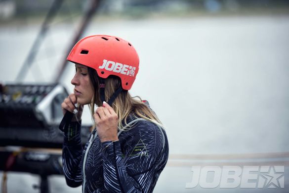 Base Helmet Coral Red JOBE, 370017004, JOBE 370017004, Шлем для водных видов спорта, шлем для гидроцикла, шлем для гидры, шлем для вейка, шлем для водного спорта, шлем для вейкборда, шлем, helmet, шлем JOBE, шлем для водных лыж, шлем для рафтинга, защитный шлем, женский шлем, шлем женский, шлем для девушек